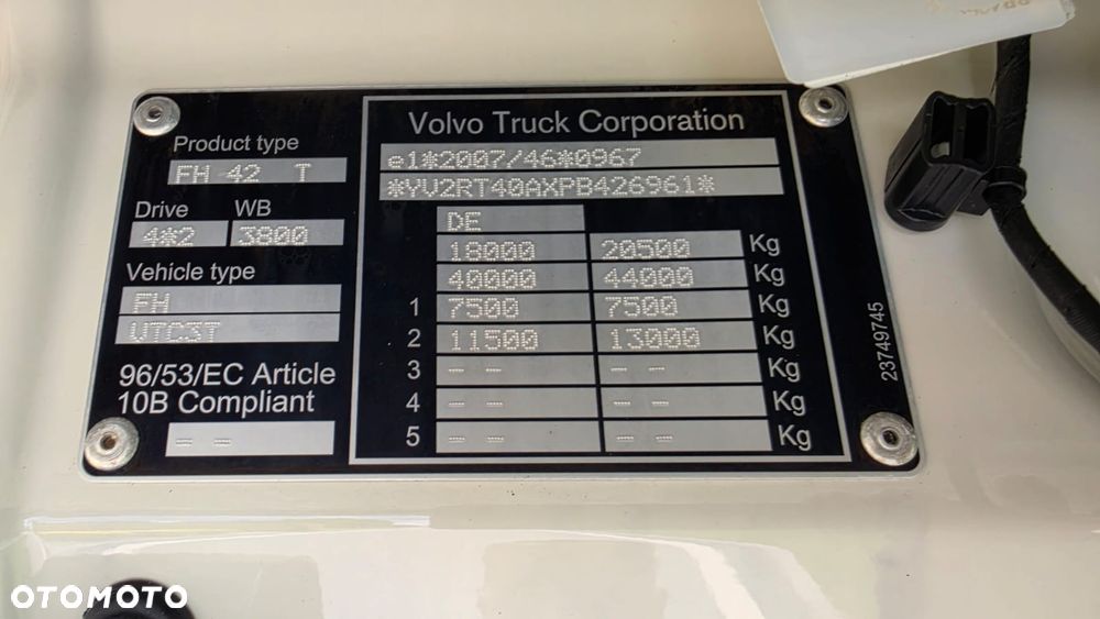 Volvo VOLVO///FH///500///2023/// GLOBETROTTER///XXL///1 TURBINA/// NOWE OPONY///KLIMATYZACJA POSTOJOWA///ZABUDOWY MIĘDZYOSIOWE///KAMERA/// VIRTUAL COCPIT///TABLET///STAN  BARDZO DOBRY - 40