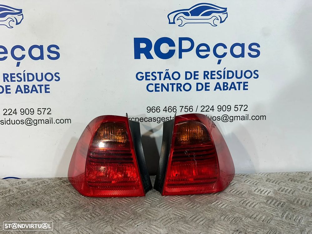 .Farolins Tras Traseiros Originais Esquerdo Direito BMW Serie 3 E91 Carrinha Touring 7160061 7160062 2004 - 2010 - 1