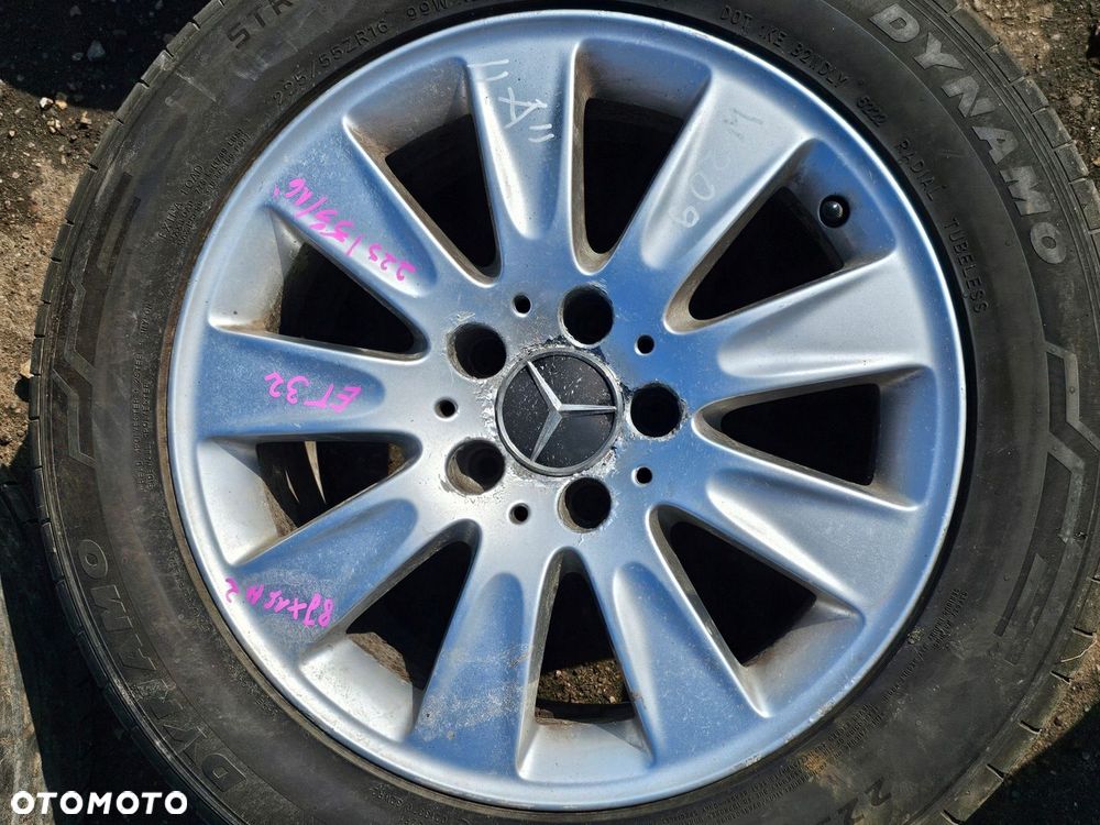 FELGI ALUMINIOWE KOŁA OPONY MERCEDES CLK W209 16 ET32 5x112 - 5