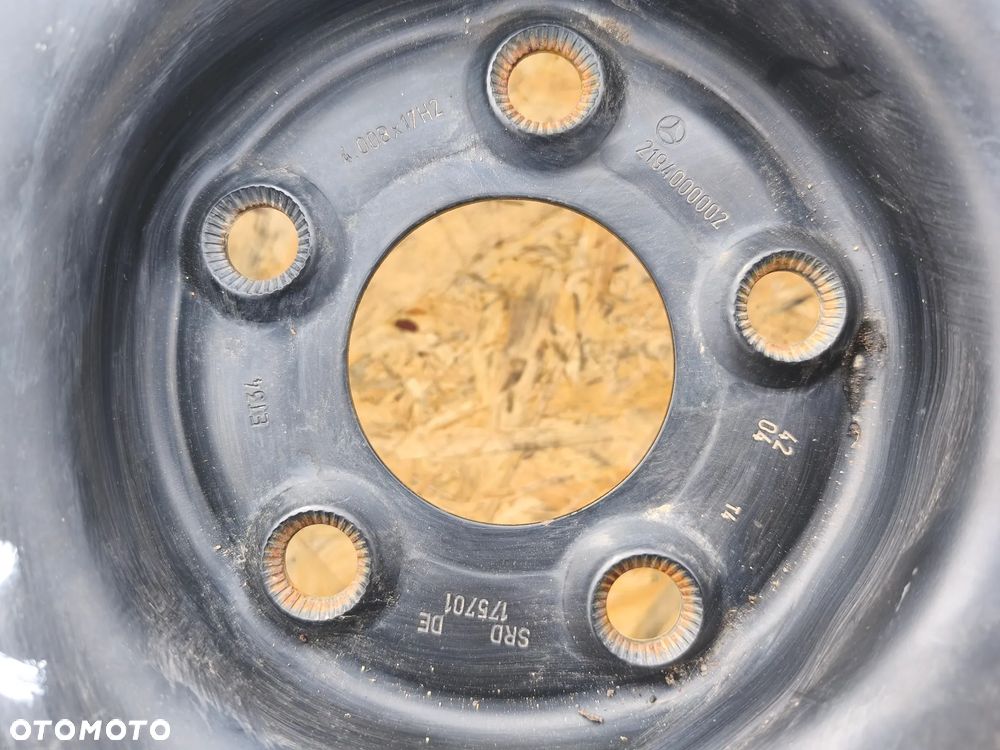 KOŁO DOJAZDOWE ZAPASOWE 155/70R17 17 CALI 5X112 2194000002 MERCEDES E KLASA W211 - 3