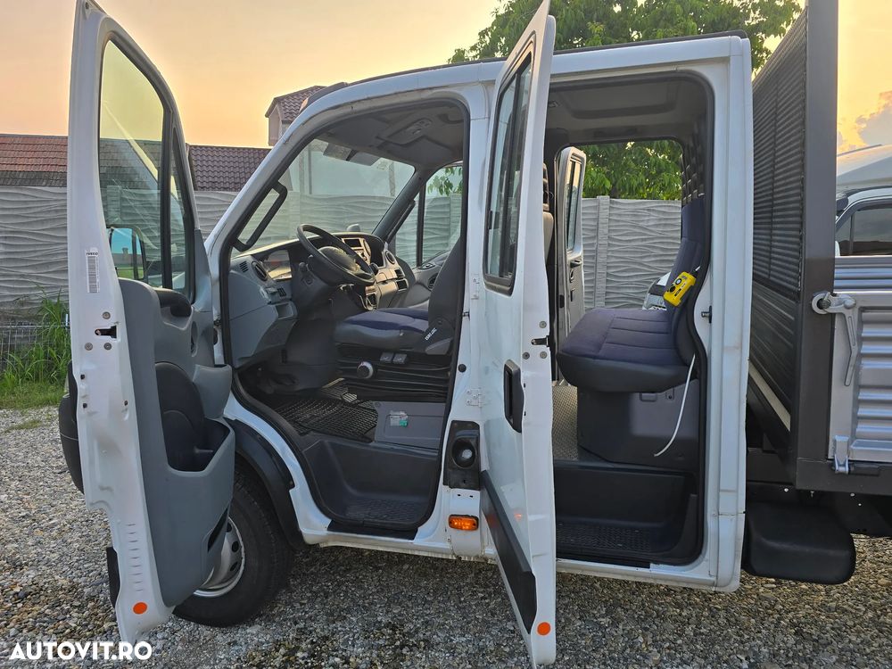 Iveco Daily 65C18 Basculanta 3 parti 3.2m Obloane 50, 7 locuri - 18