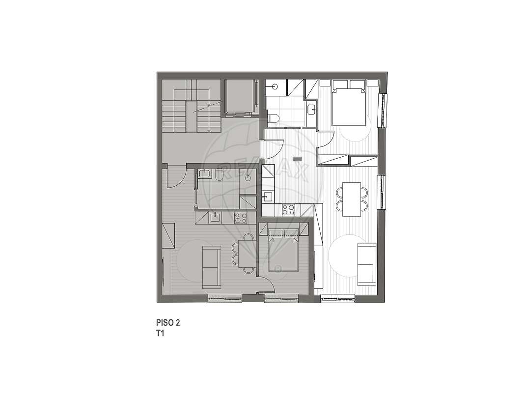 Apartamento T1 para venda - Grande imagem: 5/11