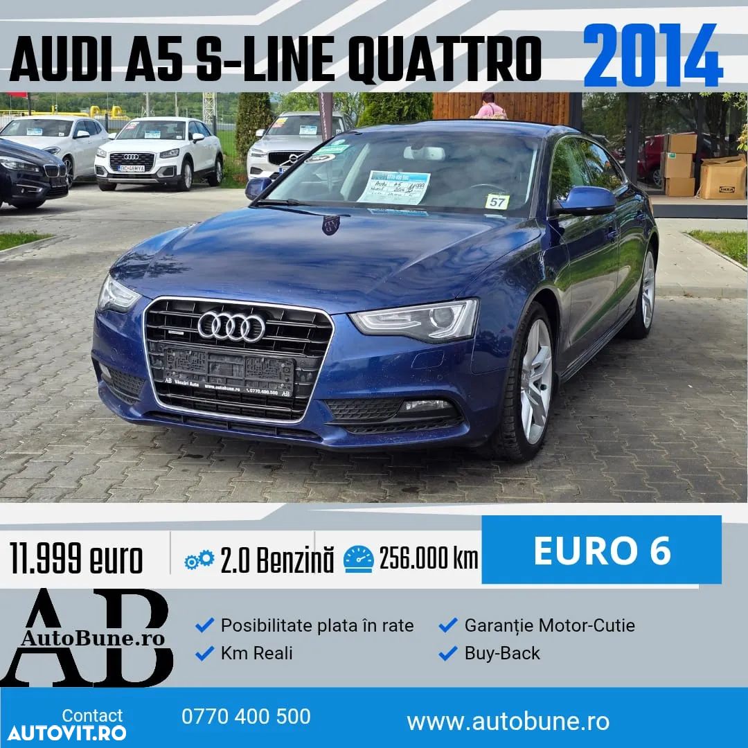 Audi A5 2.0 TFSI Sportback quattro - 1