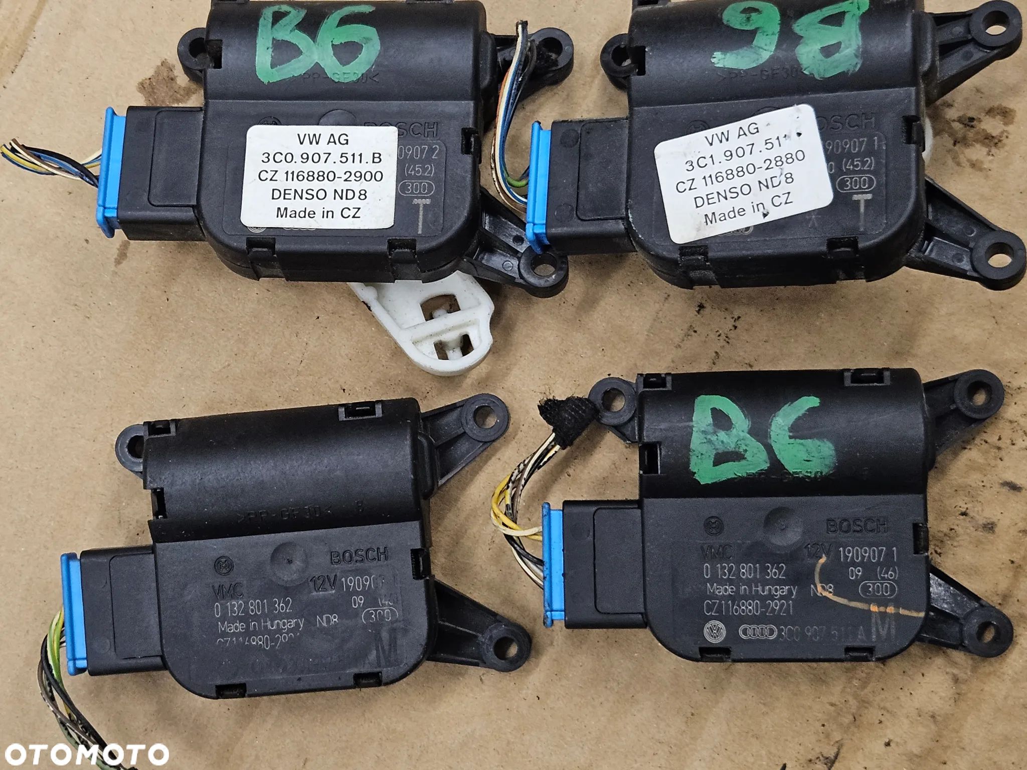 VW Passat B6 silniczek sterownik nagrzewnicy nawiewu 3C0907511 A B - 1