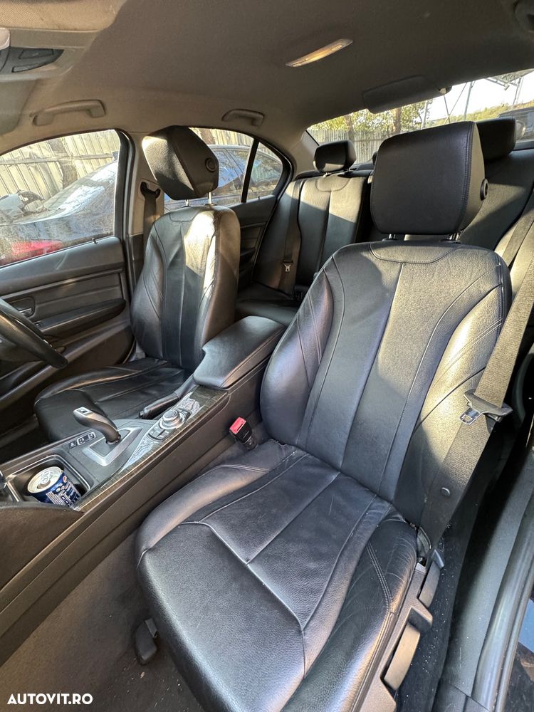 Piese bmw f30 f31 320D 2012 184 HP n47 cutie automata model luxuri tapițerie piele scaune încălzite navigație mare jante r18 PDC climatronic - 8