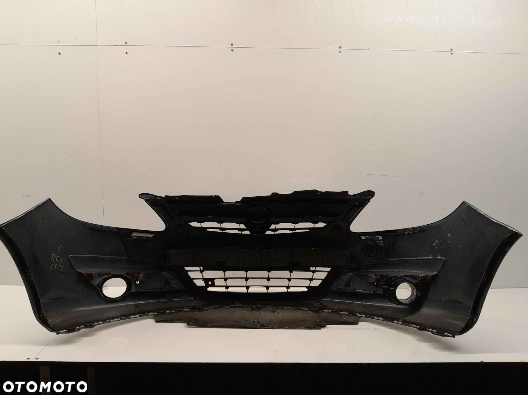 } ZDERZAK PRZÓD PRZEDNI OPEL CORSA D Z157 Z176 SREBRNY HALOGENY - 5