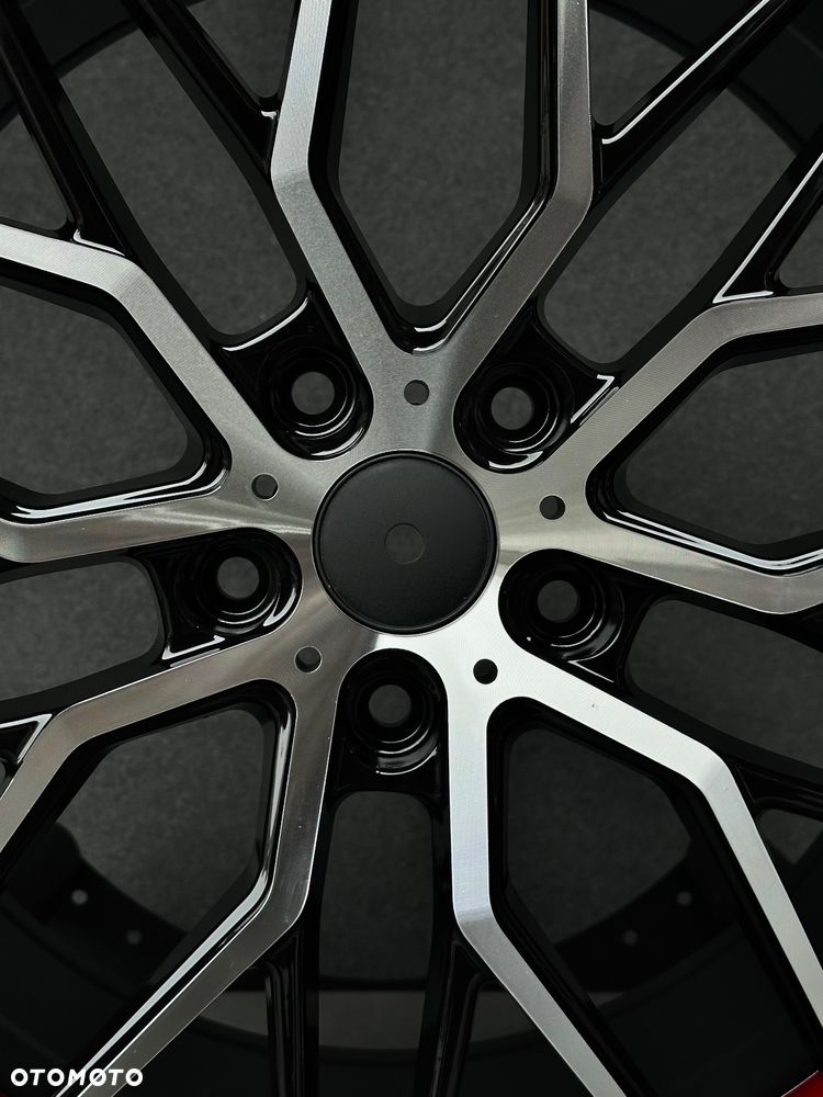 NOWE felgi 19 BMW CZARNY POŁYSK polerowany front czerwone wstawki  Candy RED 5x120 8.5j ET35 F10 Z3 Z4 E46 X1 X3 E83 F25 X5 E90 F30 F32 F34 GT F01 F12 F20 E87 F22 E60 xDrive  alufelgi - 3