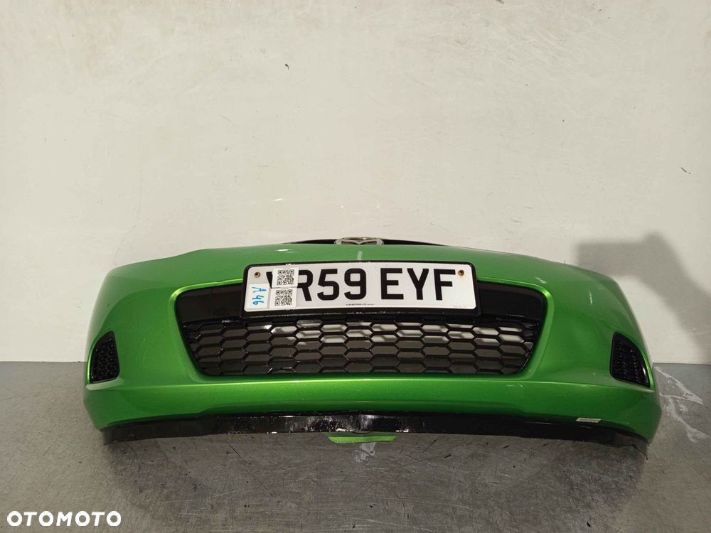 + ZDERZAK PRZÓD PRZEDNI MAZDA 2 II DE 36A ZIELONY LIMONKA - 1