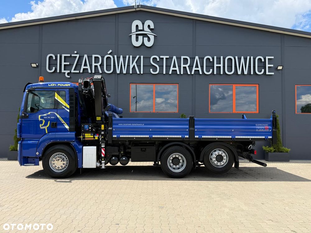MAN TGM TGS TGX 26.360 // E5 // Klimatyzacja/ 6x2 6x4 // WYWROTKA 3-S // HMF 1420 K2 // kipper, krane, crane, żuraw, dźwig, wywrot - 26