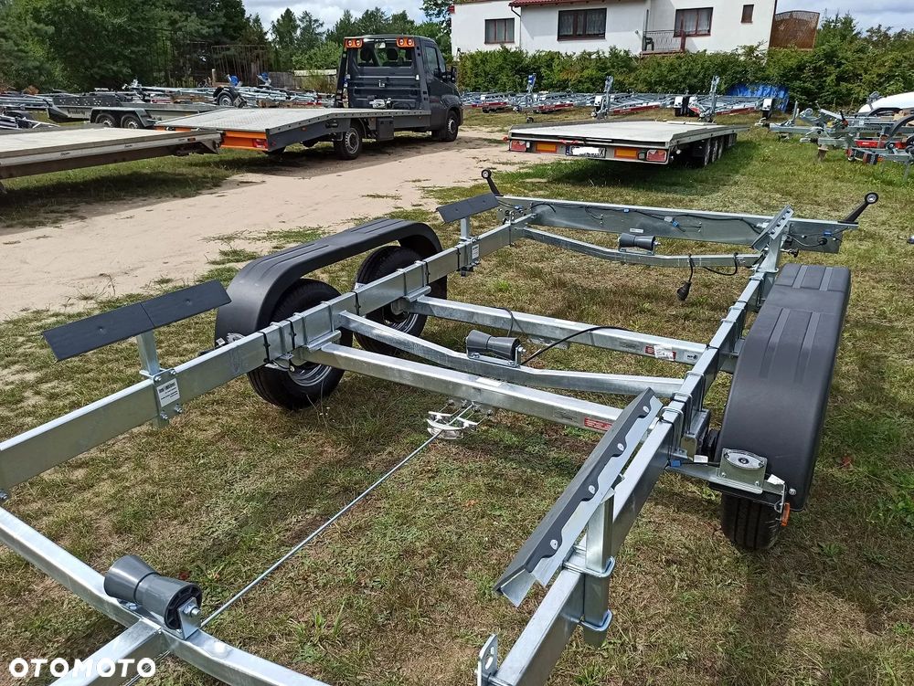 TEMARED Przyczepa B20 łódź do 6,5m DMC 2000 kg podłodziowa - 5