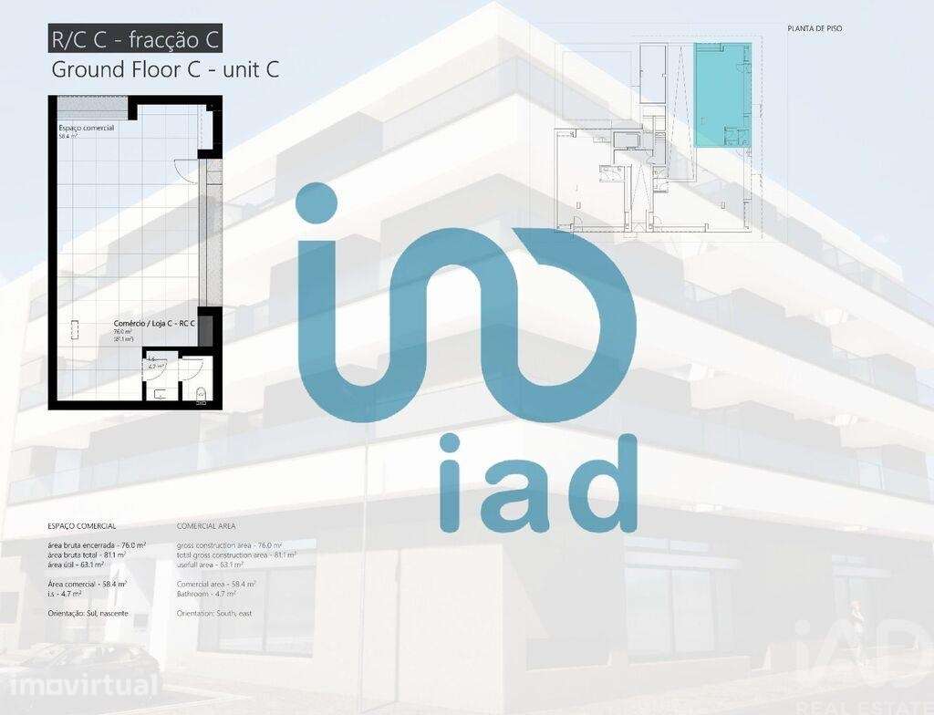 Loja / Estabelecimento Comercial em Quelfes de 101,00 m2 - Grande imagem: 2/3