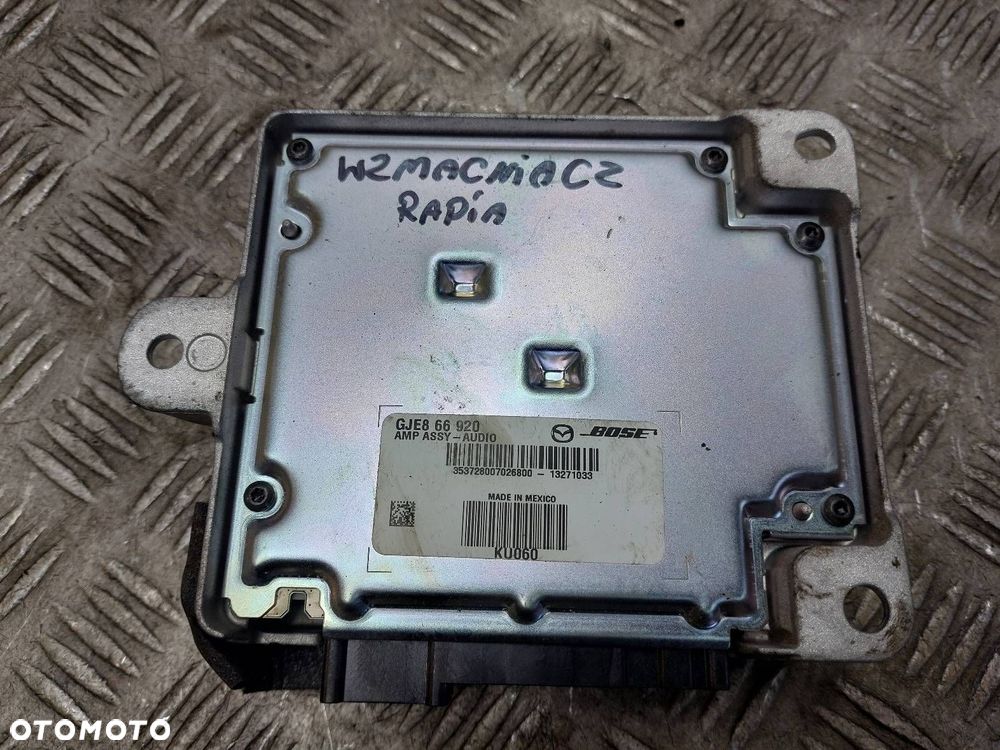 WZMACNIACZ AUDIO BOSE MAZDA 6 III GJ GJE866920 - 2