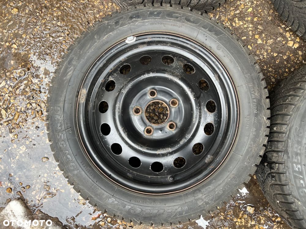 KOŁA R16 5x114.3 4x OPONY ZIMOWE R16 195/55/R16 WINTER 4 2019r bieżnik 2x 7.5mm 2x 6.5mm TARGUM - RETREAD KOŁA WYWAŻONE HYUNDAI KIA - 3