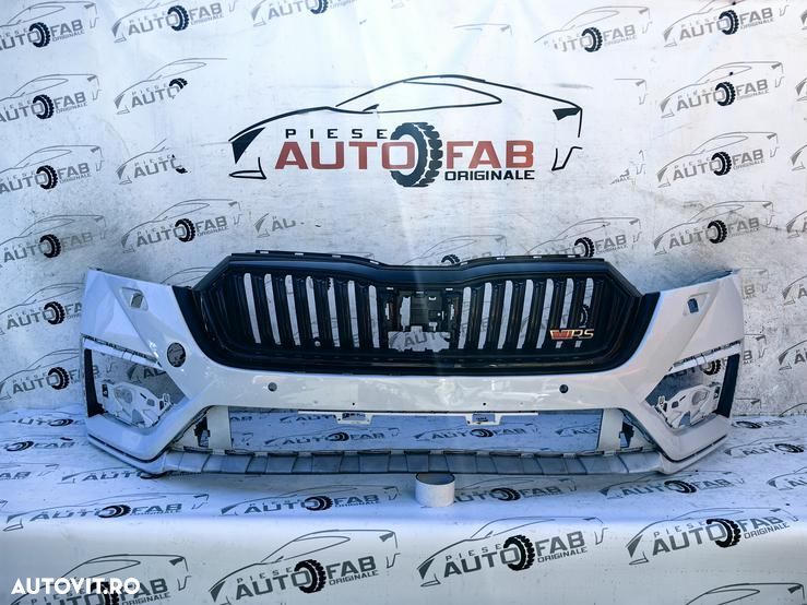 Bara fata Skoda Octavia 4 VRS an 2019-2023 Gauri pentru 6 senzori si spalatoare faruri - 1