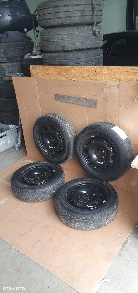 Felgi stalowe z oponami 5J ET35 175/70 R14 5X100 Skoda Roomster 6Q0601027R - 2