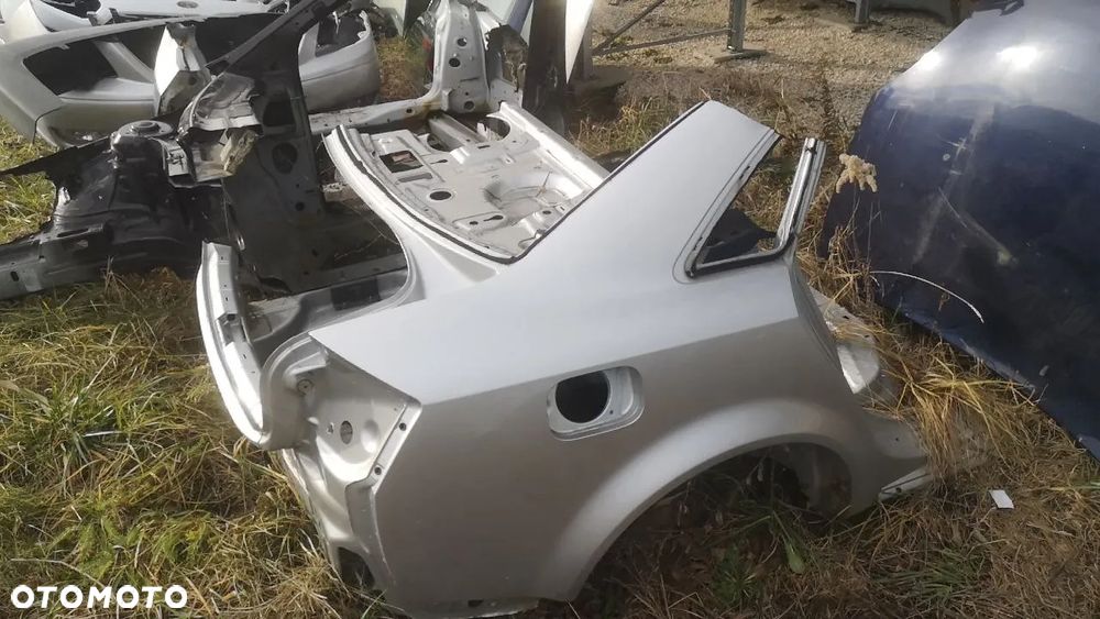 A4 B6 Sedan tył, ćwiartka lewa, ćwiartka prawa, błotnik tył. kolor srebrny - 1