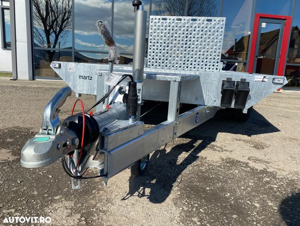 Martz Remorca auto transport utilaje, 2 axe, sistem de franare, 2700kg, KOPARKA  300/150/24 - 11