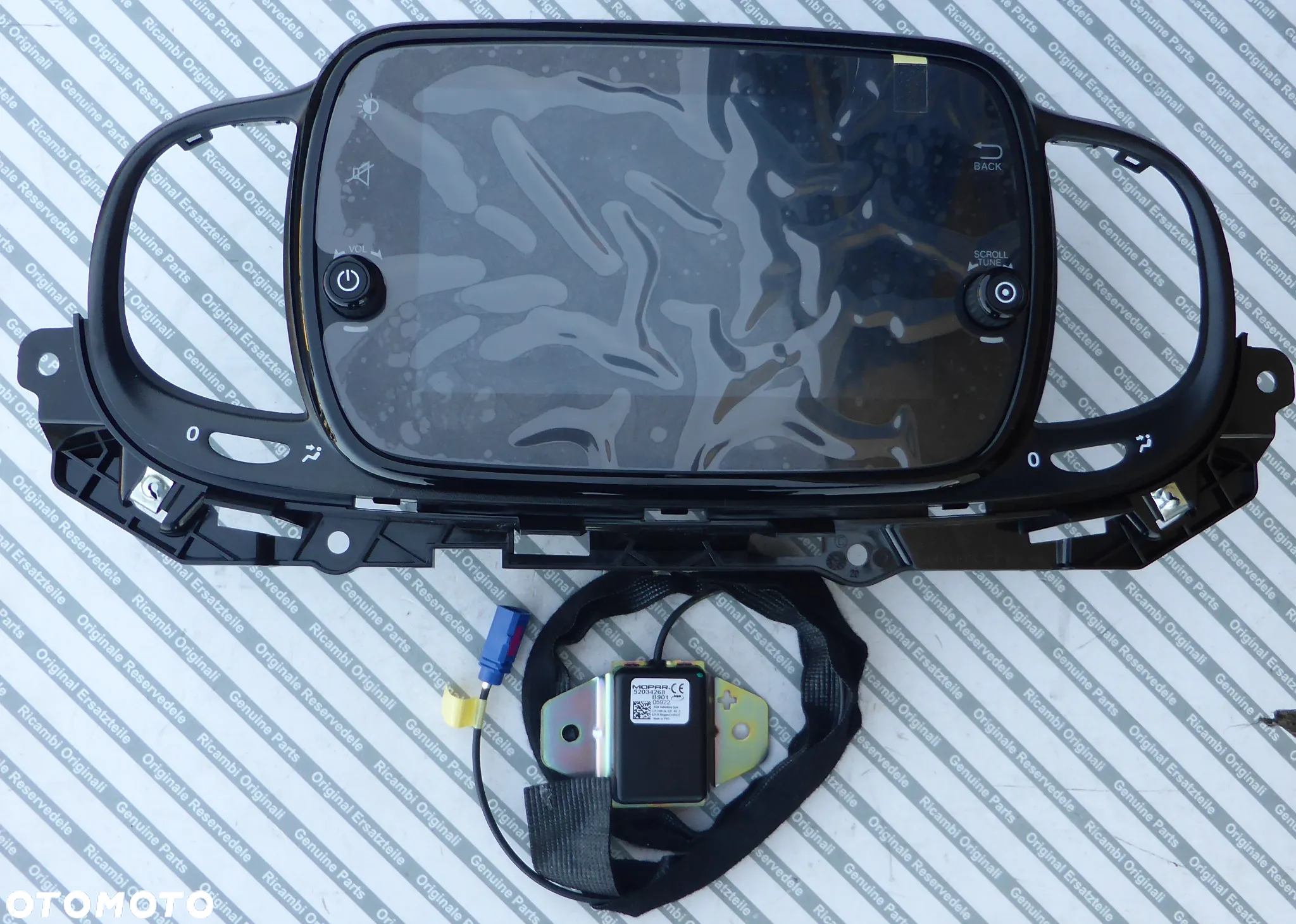 FIAT 500 LIFT RADIO NAVI 7" VP2 RAMKA ANTENA KRATKI - 2