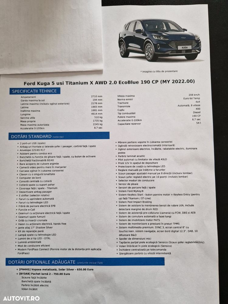 Ford Kuga 2.0 EcoBlue A8 AWD Titanium X - 10