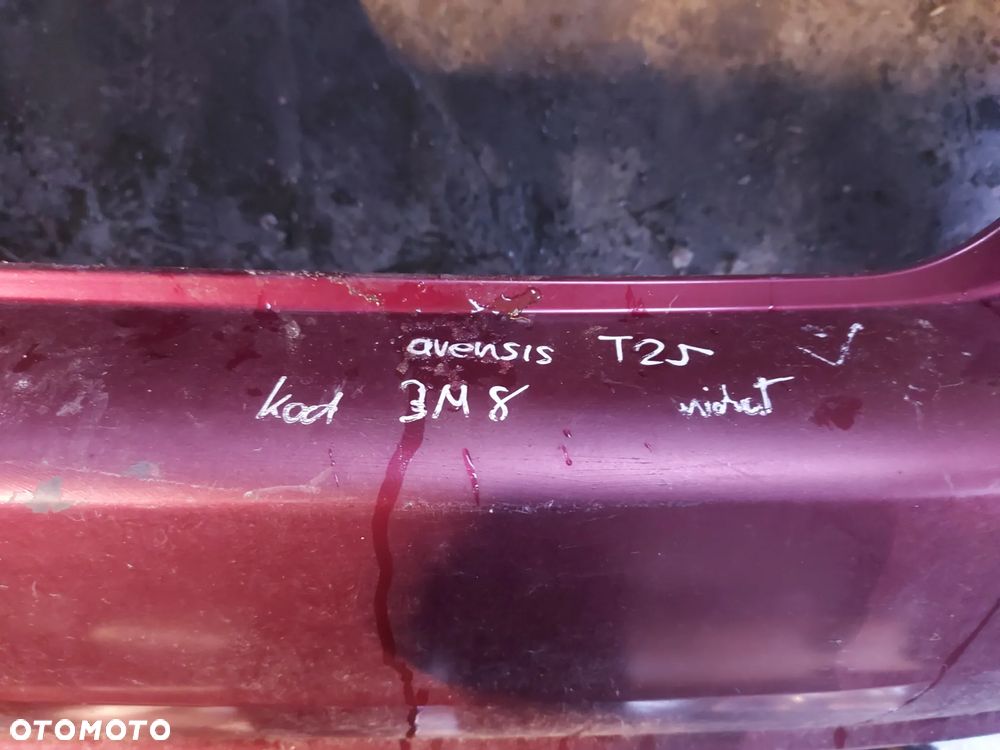 Zderzak tylny tył Toyota Avensis T25 3M8 - 7