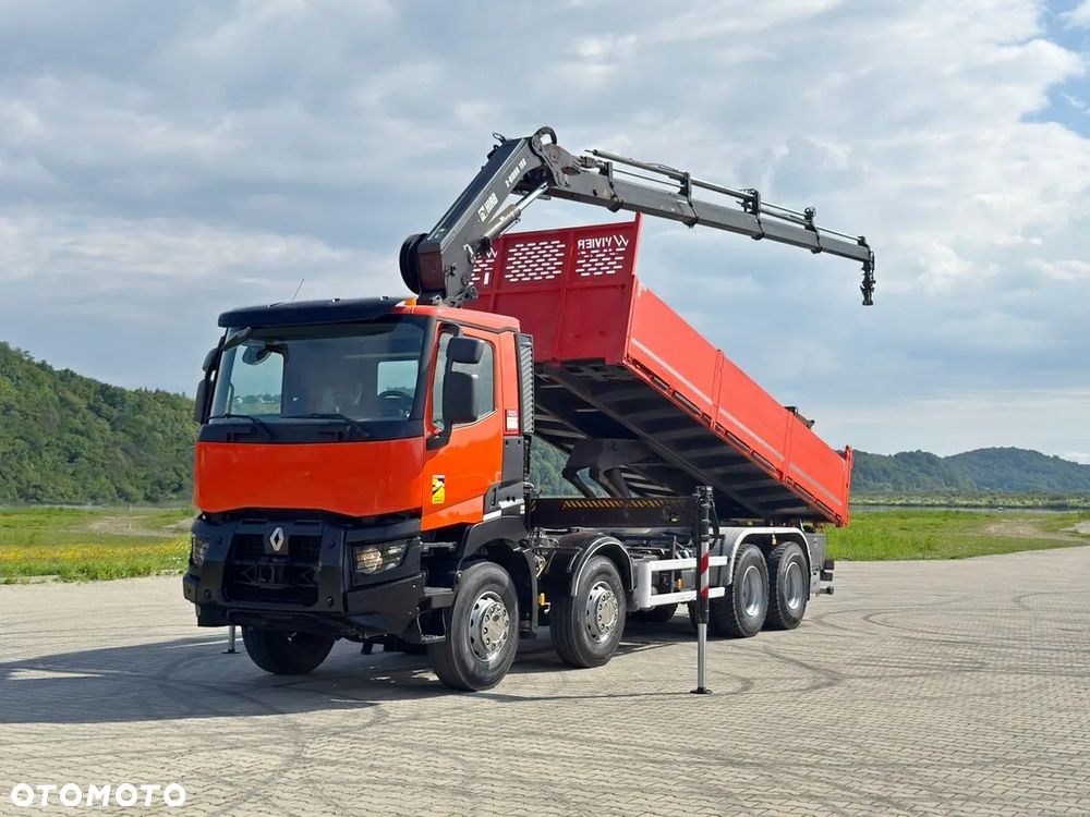 Renault C 430 * WYWROTKA 6,80m * HIAB X - HIDUO 188 ES-4 / 8x4 - 2