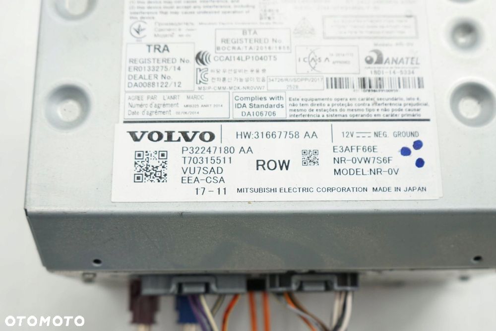 VOLVO V90 17R RADIO NAWIGACJA CZYTNIK 31667758AA - 3