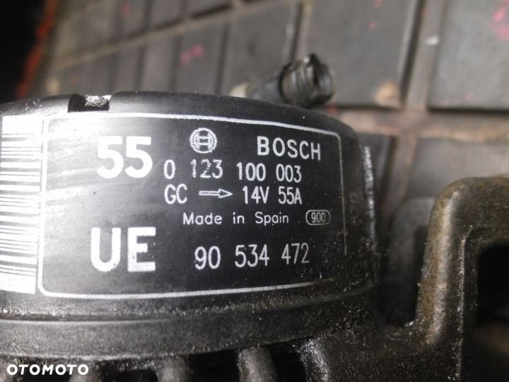OPEL CORSA B 1.0 12V ALTERNATOR 55A 90534472 0123100003 BOSCH ORYGINAŁ POSIADAM 4SZT - 5