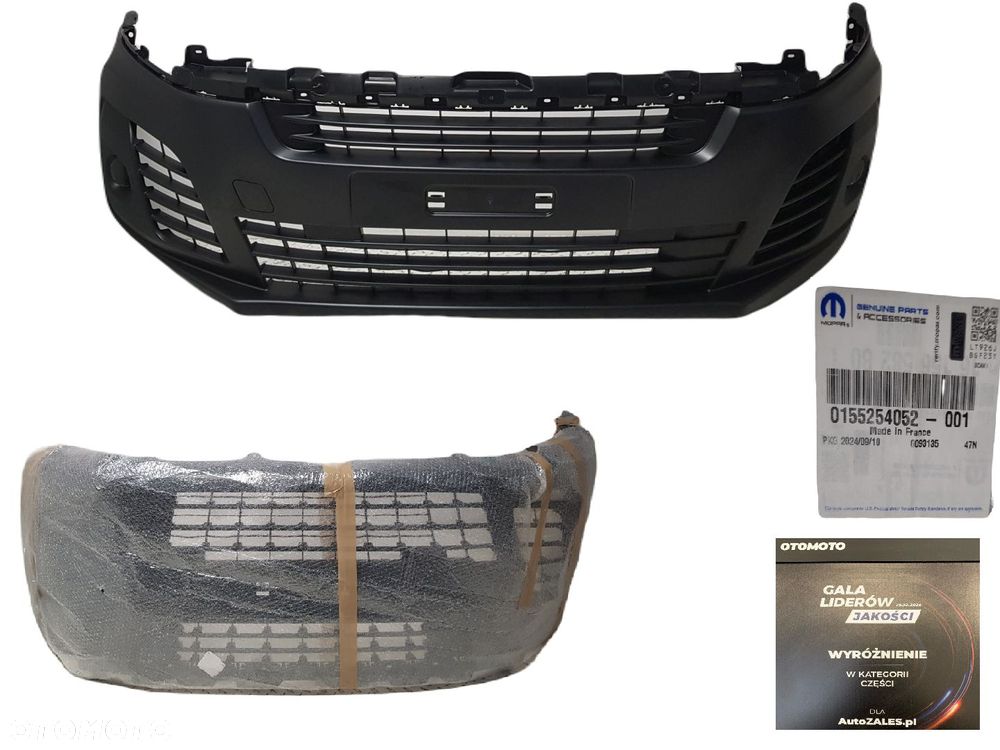 NOWY ORYGINALNY ZDERZAK PRZEDNI PEUGEOT EXPERT 3 CITROEN JUMPY III 16-25 1615658280 155254052 - 1