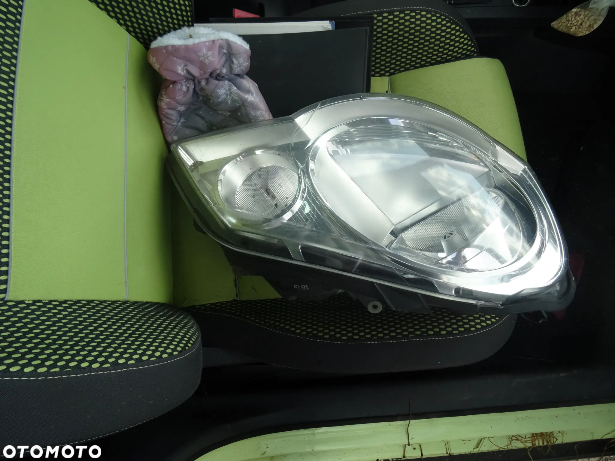 VW Cross Polo 2007 lakier(LL6J) na części drzwi zderzak błotnik klapa fotel - 6