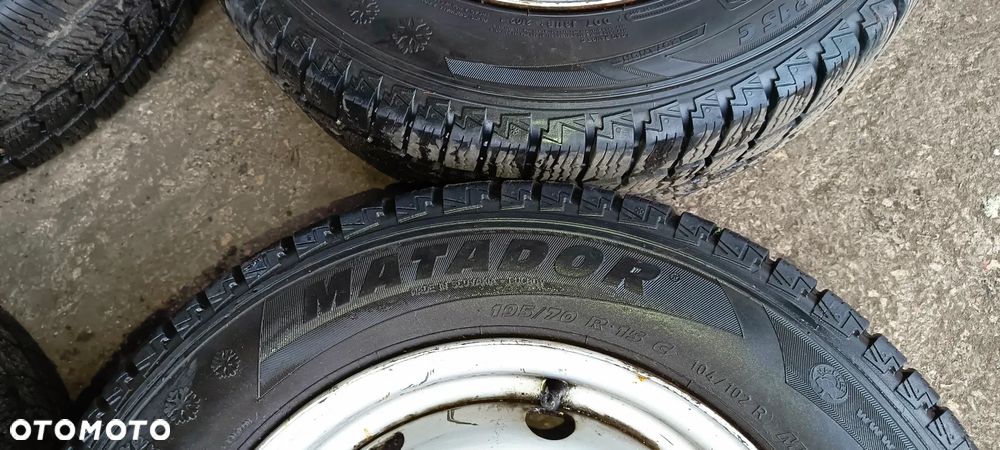 KOLA ZIMOWE 15 FELGI 5X170 OPONY 195/70 R15C MASTER MOVANO INTERSTAR 98-03 - 5