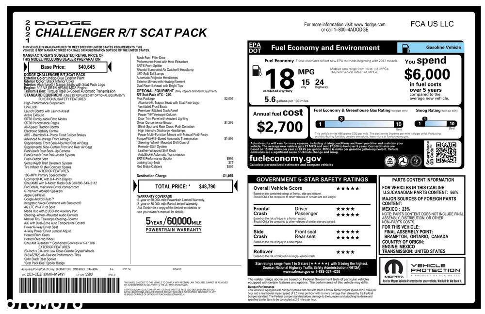 Dodge Challenger 6.4 Scat Pack - 19