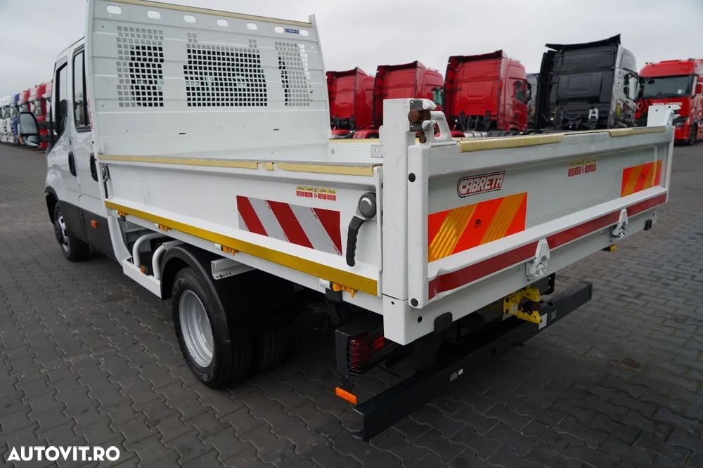 Iveco DAILY 35-140 / BASCULATOR / CU TRACȚIE MÂNĂ / DOUĂ TRACȚII / MANUAL / 6 LOCURI / - 19