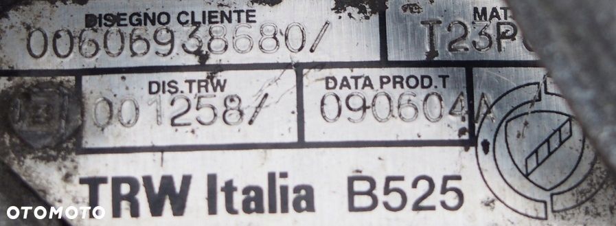 maglownica przekładnia kierownicza alfa romeo 147 1.6 b ts 00606938680 - 3