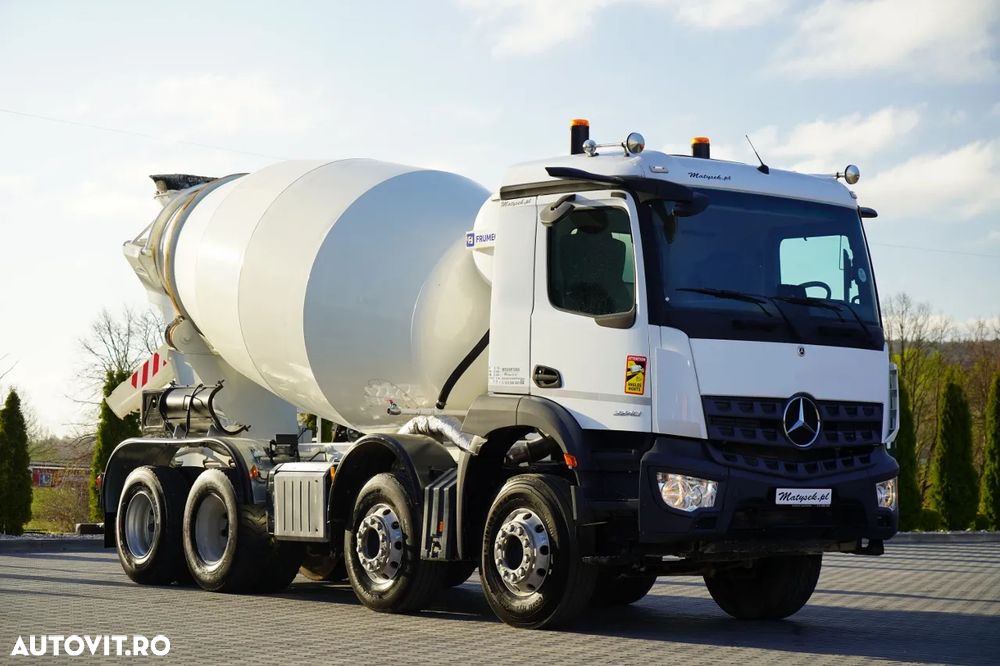Mercedes-Benz AROCS 3240 / 9M3 BETONIERĂ / 8x4 / BETONIERĂ / AUTOMATĂ / CAMERĂ / JANTE DIN ALIAJ - 7