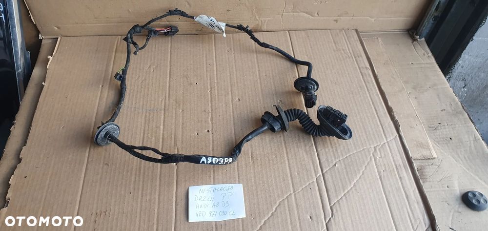 Wiązka instalacja drzwi prawy przód Audi A8 D3 4E0971030CL - 7