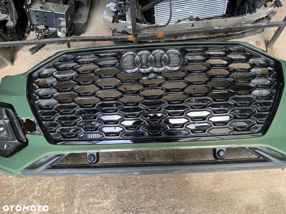 ZDERZAK MASKA LAMPA KOMPLETNY PRZÓD AUDI Q5 80A LIFT S-LINE FULL LED - 2
