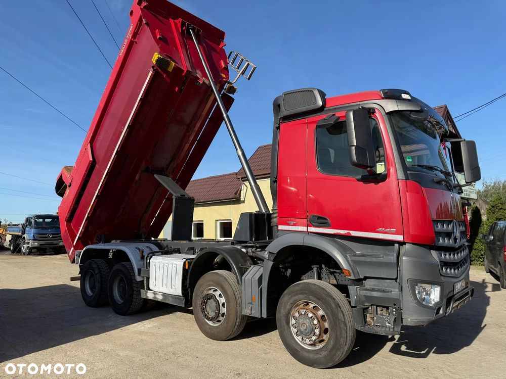 Mercedes-Benz AROCS 4142 8X6 Mulda Mailler 17m3 Klapa Hydrauliczna