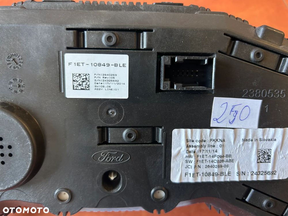 LICZNIK ZEGAR F1ET-10849-BLE FORD FOCUS 3 III MK3 - 10