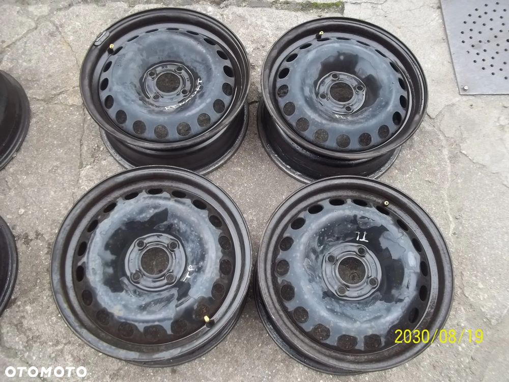 4x100 RENAULT Kpl. Felg stalowych 15" Poznań.