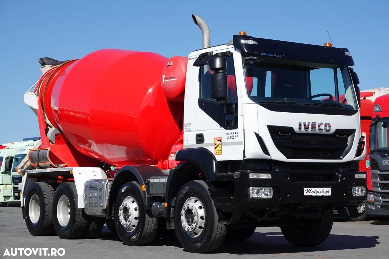 Scania TRAKKER 410 / 8X4 / BETONĂ 9 M3 / PUTZMEISTER / EURO 6 - 1