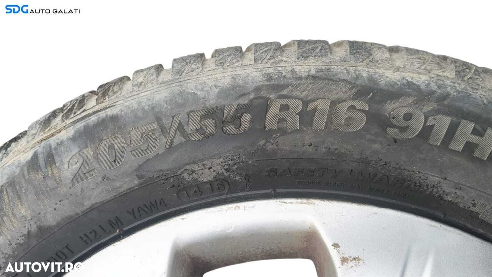 Set 4 Jante Roti Aliaj 205 55 R16 6.5Jx16H2 ET39 in 5 Prezoane Opel Vectra C 2002 - 2008 [M9296] - 2