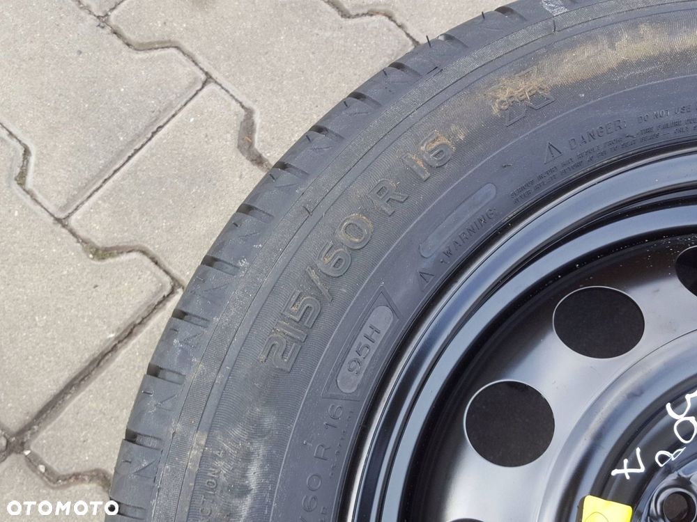 PEUGEOT 508 I 10-14r KOŁO ZAPASOWE 16 5X108 LEWAREK KLUCZ WKŁAD - 5