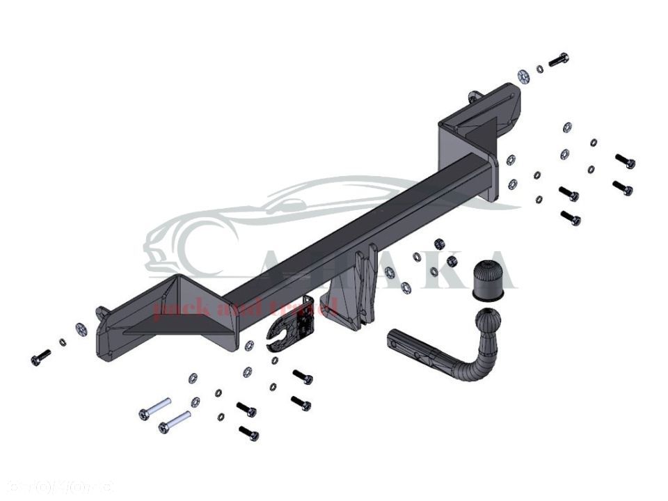 Hak Holowniczy Odkręcany Do Mb Mercedes Benz B Klasa W246 Hatchback 2011-2018 - 3