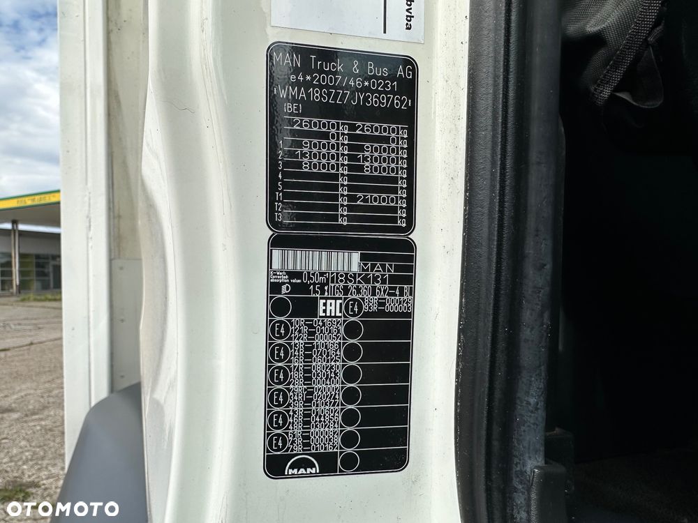 MAN TGS 26.360 FIRANKA  DL. 9,5m - 24