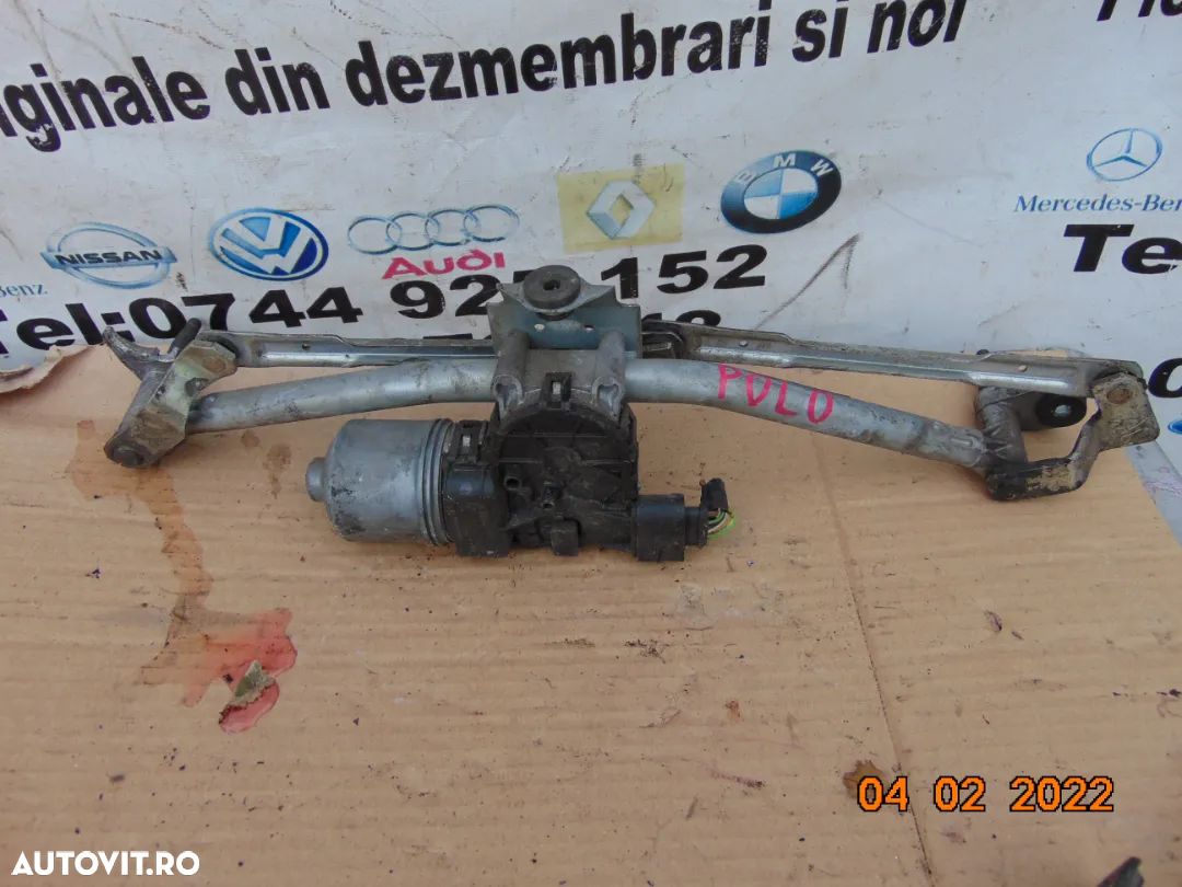 Motoras stergatoare VW Polo 2002-2009 ansamblu stergatoare Fabia Ibiza - 1