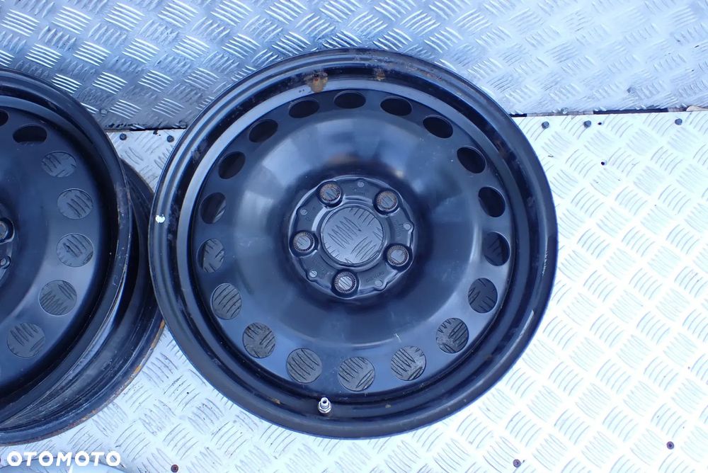 FELGI STALOWE MERCEDES 5X112 6,5X16 ET 49 A2464000102 CZUJNIKI KOŁPAKI - 5