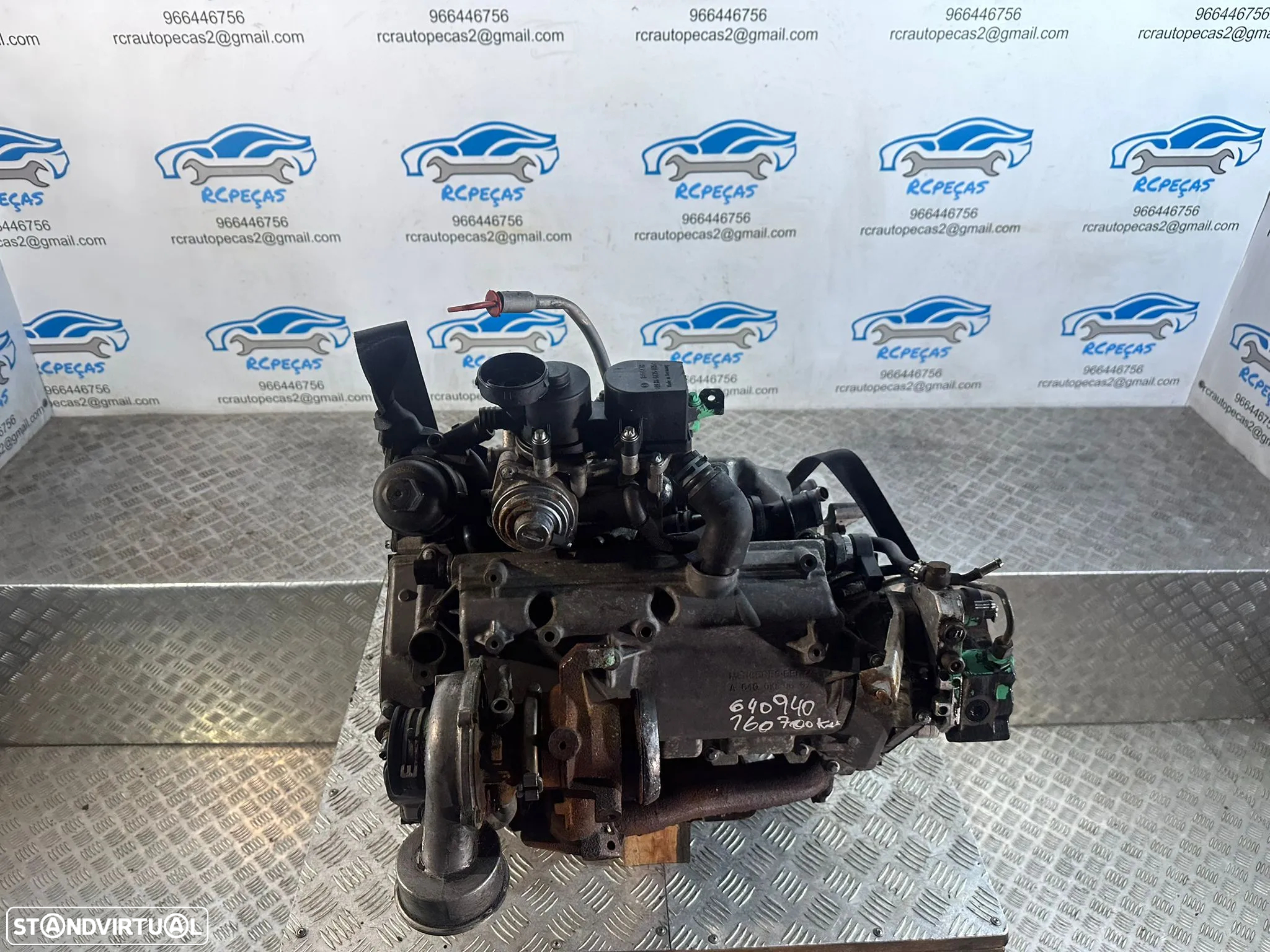 .Motor Completo Mercedes Benz Classe A W169 B W245 2.0 180 CDi 16v 107cv 640940 640.940 - 2