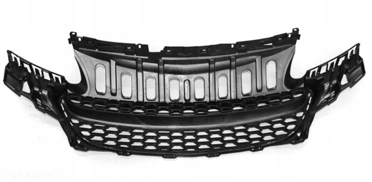 Atrapa Grill Kratka OPC-look Tuning Black Mat Czarny Opel Corsa E 2014-2019 - 4