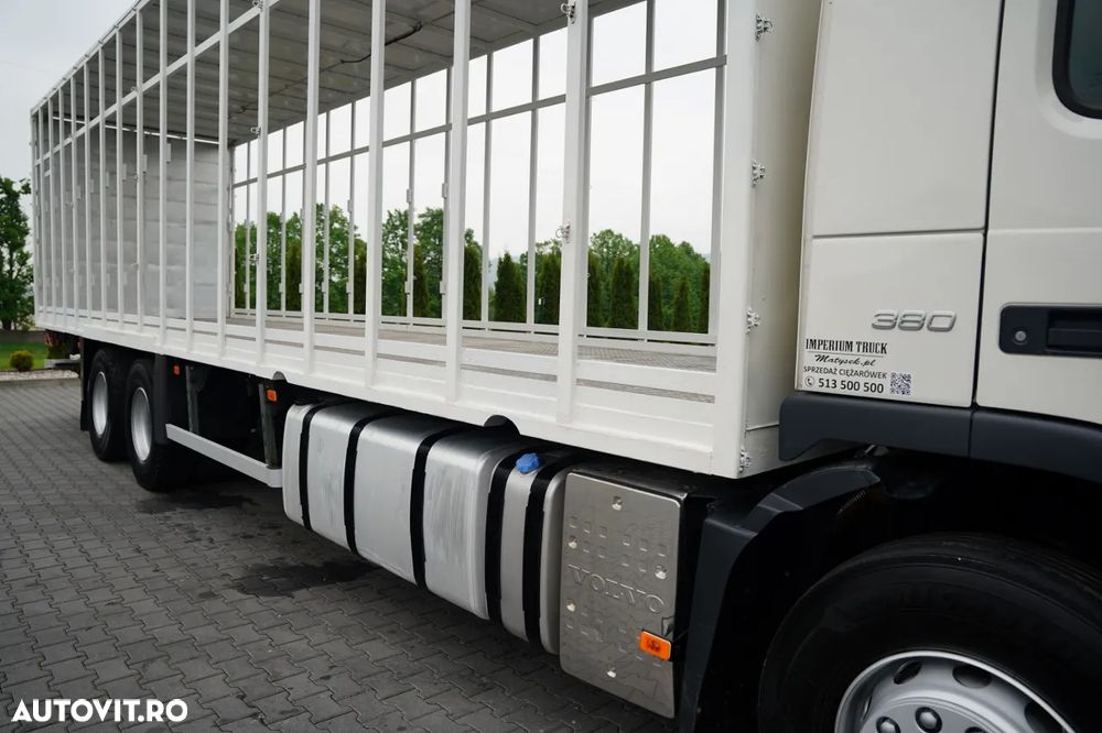 Volvo FM 380 / SOLO / 6X2 / PENTRU ANIMALE / PĂSĂRI / RIDICARE 2.000 KG / EURO 5 - 14