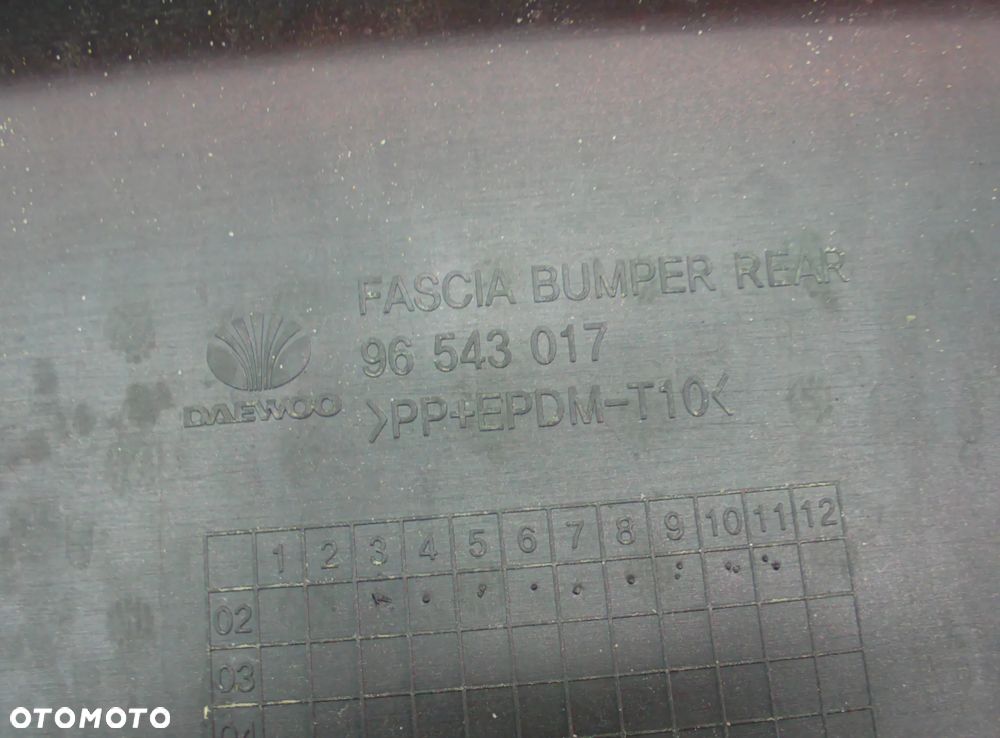 Daewoo Kalos Zderzak tył - 11